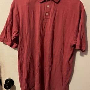 Cambridge Classics Men's coral Polo Shirt size M